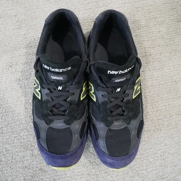 New Balance Mens 992 Made in USA 'Black Purple' Athletic Shoes~ - Picture 4 of 13